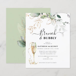 Budget Eucalyptus Gold Calligraphie Enterrement de