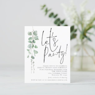 Budget Eucalyptus Lets Parti 21ème anniversaire In