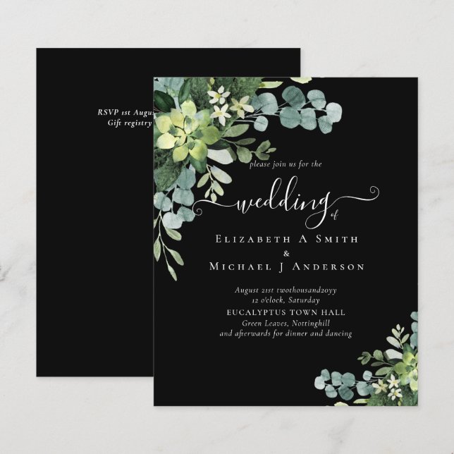 BUDGET Eucalyptus Mariage de verdure (Devant / Derrière)