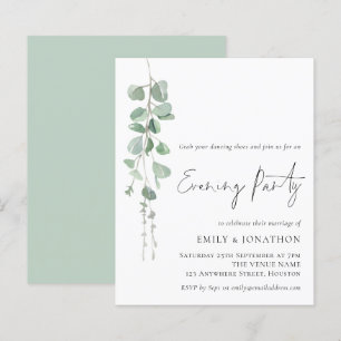 Budget Eucalyptus Mariage informel Soirée