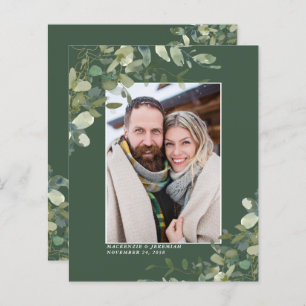 Budget Eucalyptus Mariage Photo Enregistrer la dat