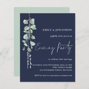 Budget Eucalyptus Mariage Soirée Partie Marine Ble