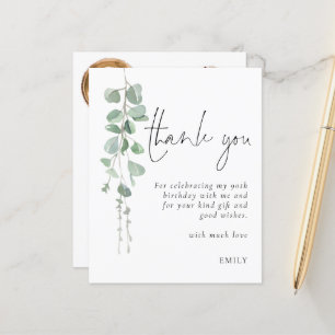 Budget Eucalyptus Photo Merci 90e anniversaire