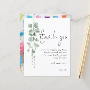 Budget Eucalyptus Photo Merci de 80e anniversaire