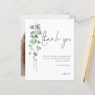 Budget Eucalyptus Photo Merci de graduation