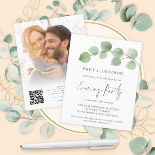 BUDGET Eucalyptus Photo QR Mariage Soirée