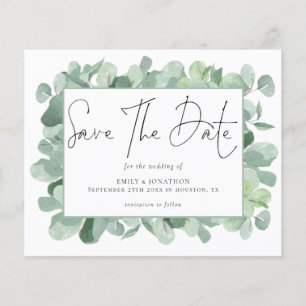 Budget Eucalyptus Photo Wedding Enregistrer La Dat