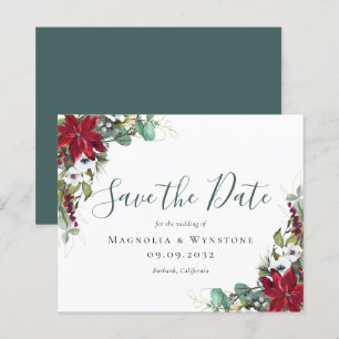 BUDGET Eucalyptus Poinsettia Enregistrez La Date