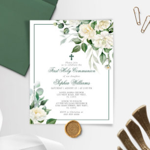 Budget Eucalyptus première communion sainte Invita