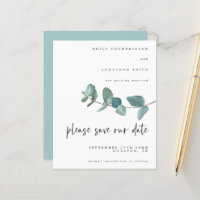Budget Eucalyptus Script Mariage Sauvegarder La Da
