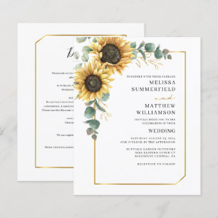 Budget Eucalyptus Tournesol Mariage et Détails