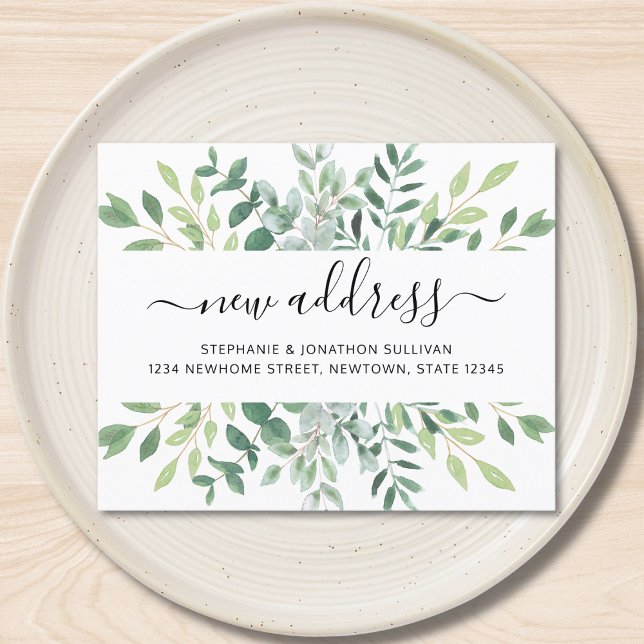 Budget Eucalyptus verdure Faire-part mobile (Créateur téléchargé)