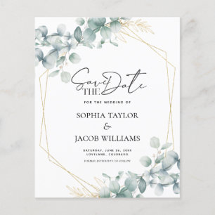 Budget Eucalyptus Verdure Mariage Enregistrer La D