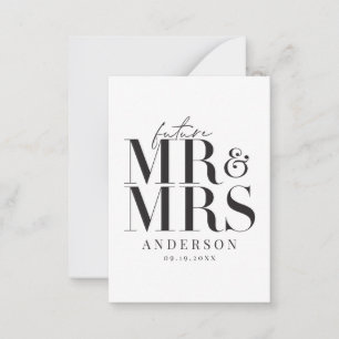 budget faire-part de mariage de typographie modern