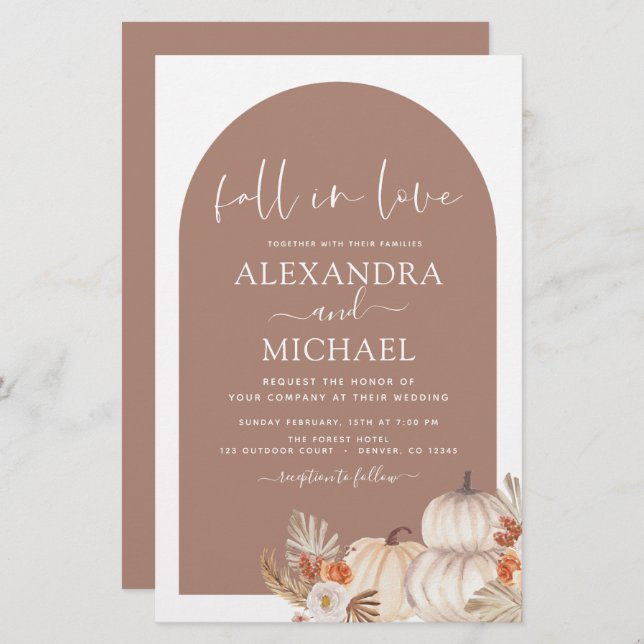 Budget Fall in Love Mariage Terracotta (Devant / Derrière)