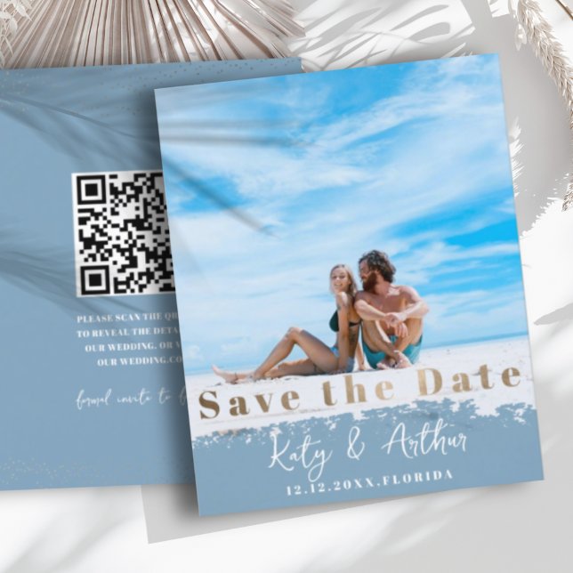 Budget Faux Gold Enregistrer la photo Date (Créateur téléchargé)