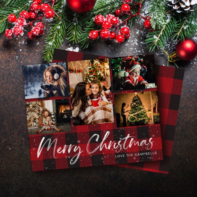 Budget Faux Neige et Buffalo Check 5 Photo (Créateur téléchargé)