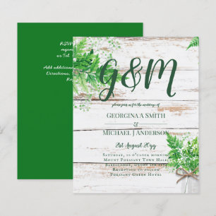 BUDGET Fermes rustiques Verdure Mariage chic Invit