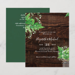 BUDGET Fermes rustiques Verdure Mariage chic Invit