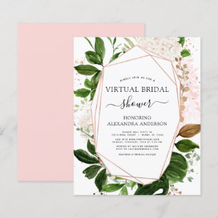 Budget Fête des mariées virtuelle Verdure Rose Or