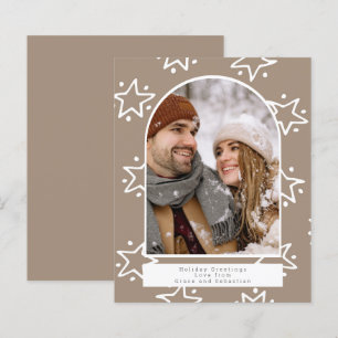 BUDGET Fêtes de Noël Star Photo personnalisée