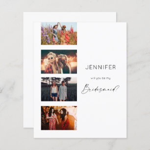 Budget Filmstrip Be My Bridesmaid Multi Photo Scri