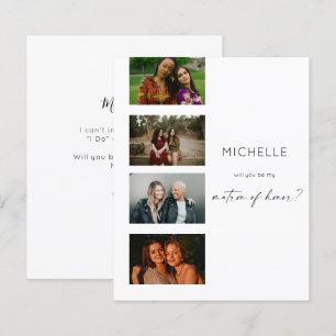 Budget Filmstrip Be My Matron of Honor Multi Photo