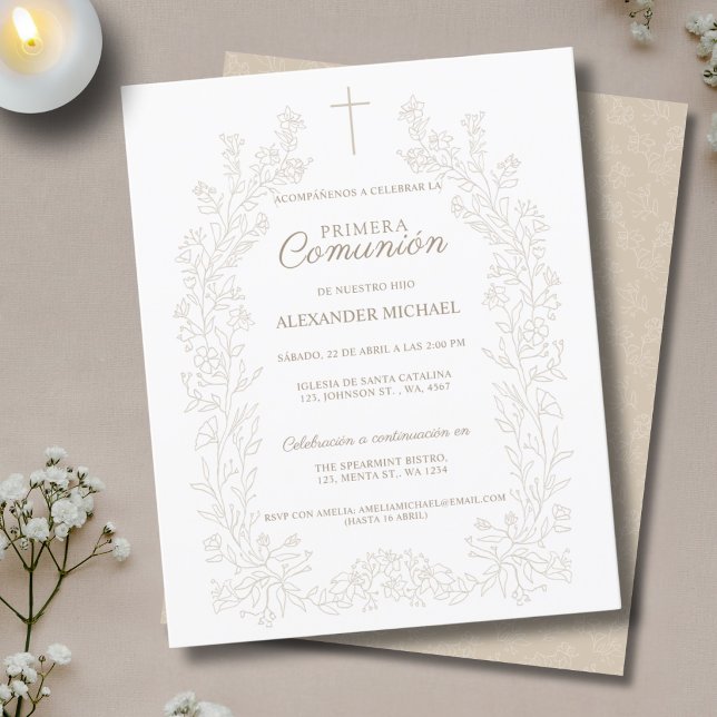 Budget First Communion Spanish Primera Comunion (Créateur téléchargé)