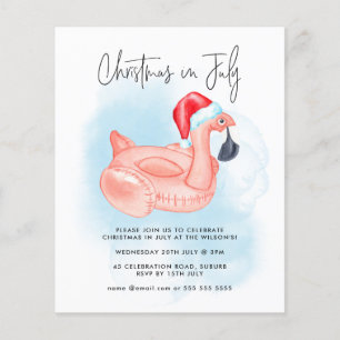 Budget Flamant rose Noël En Juillet Fête D'Été