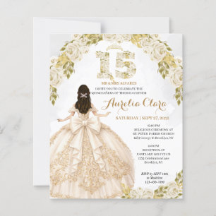 BUDGET Fleur Ivory Princesse Coquette Quinceanera