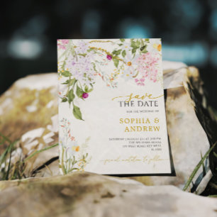 Budget Fleur sauvage mariage Enregistrer la date I