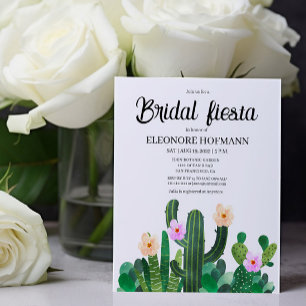 Budget Fleurs Cactus Invitation Fiesta de la nupti