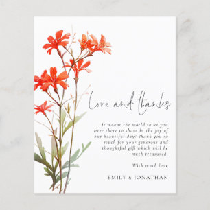 BUDGET Fleurs sauvages rouges 3 photo Mariage QR M