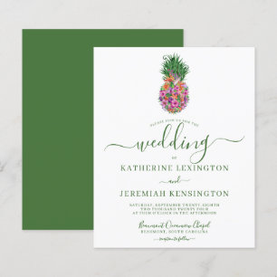 BUDGET Fleurs Tropicales Hibiscus Ananas Mariage