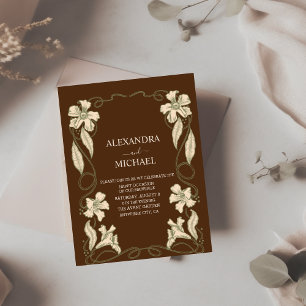 Budget Floral Art Nouveau Mariage