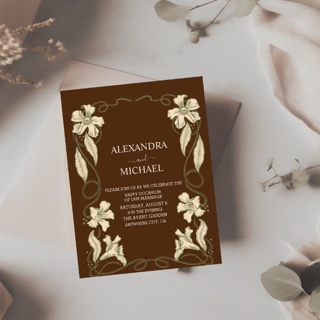 Budget Floral Art Nouveau Mariage (Créateur téléchargé)