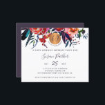 Budget floral chic 60e anniversaire invitation fêt<br><div class="desc">Moderne boho rustique chic 60 ans soixantième femme anniversaire BUDGET abordable surprise invitation modèle avec un script typographique à la mode entièrement modifiable et rouge bordeaux violet indigo bohème bouquets bordé et un rond faux métal cuivre métallique cercle métallique LIRE VEUX LIRE LIRE CET'ACCET'ACCROTER CET'ACCRAISER CET ! Il s'agit d'une...</div>
