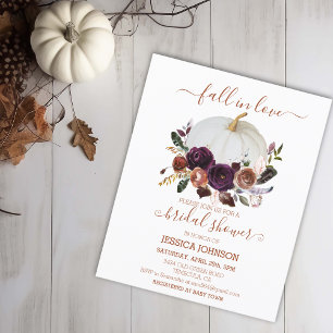 Budget floral d'automne pour Baby Shower Bohème