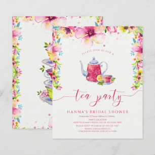 Budget Floral Fête des mariées Tea Party