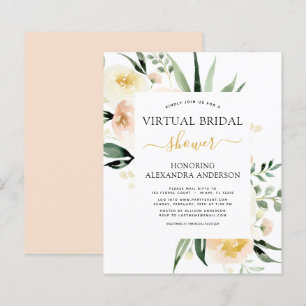Budget Floral Fête des mariées virtuelle rose