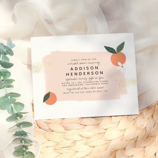 Budget Floral Orange, rose et Fête des mariées or (Créateur téléchargé)