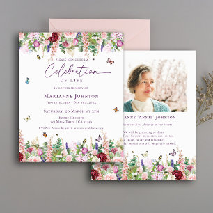 Budget Floral Papillons Célébration de la vie