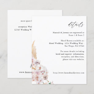 Budget Floral Tropical Boho Végétal Détails