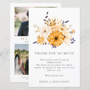 BUDGET Florales Jaunes Mariage 3 photo Merci