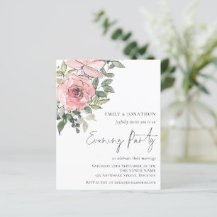 Budget Florals Mariage Soirée de fête Invitation