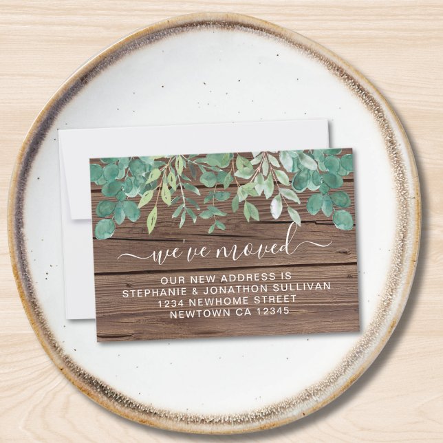 Budget Foliage Mini Nous avons Déménagé Carte Fair (Créateur téléchargé)