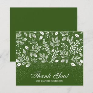 Budget Folift Blanc Script Merci vert