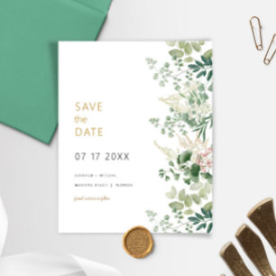 Budget Forest Green Wedding Enregistrer La Carte D