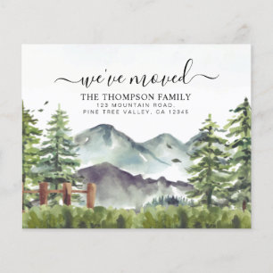 Budget Forêt Montagne Nous avons déménagé Nouvelle