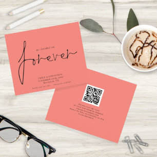 Budget Forever QR code Coral Rose Enregistrer la d